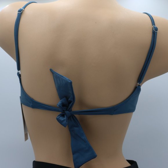 Yamma Womens Bikini Top - Blue Jeans - XS - Picture 2 of 2